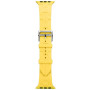 Силіконовий ремінець Kilim для годинника Apple Watch light yellow