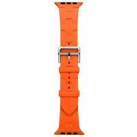 Силіконовий ремінець Kilim для годинника Apple Watch orange