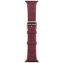 Силиконовый ремешок Kilim для часов Apple Watch wine red
