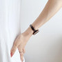 Металлический ремешок Lady band ARC для часов Apple Watch black