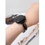 Металлический ремешок Lady band ARC для часов Apple Watch black