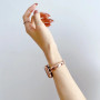 Металлический ремешок Lady band ARC для часов Apple Watch rose gold