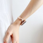 Металлический ремешок Lady band ARC для часов Apple Watch rose gold