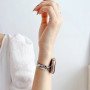 Металлический ремешок Lady band ARC для часов Apple Watch silver