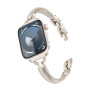 Металлический ремешок Lady band ARC для часов Apple Watch star light