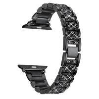 Металлический ремешок Lady band New для часов Apple Watch black