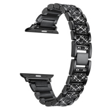 Металевий ремінець Lady band New для годинника Apple Watch black