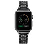 Металевий ремінець Lady band New для годинника Apple Watch black