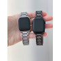 Металевий ремінець Lady band New для годинника Apple Watch black
