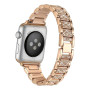 Металевий ремінець Lady band New для годинника Apple Watch gold