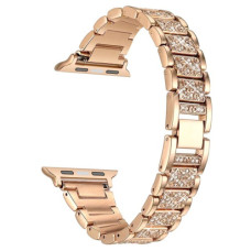 Металлический ремешок Lady band New для часов Apple Watch gold