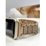 Металевий ремінець Lady band New для годинника Apple Watch gold