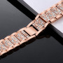 Металевий ремінець Lady band New для годинника Apple Watch rose gold