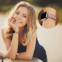 Металевий ремінець Lady band New для годинника Apple Watch rose gold