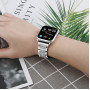 Металлический ремешок Lady band New для часов Apple Watch silver
