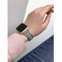 Металлический ремешок Lady band New для часов Apple Watch silver
