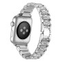 Металлический ремешок Lady band New для часов Apple Watch silver