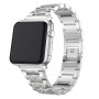 Металлический ремешок Lady band New для часов Apple Watch silver
