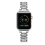 Металлический ремешок Lady band New для часов Apple Watch silver