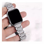 Металлический ремешок Lady band New для часов Apple Watch silver
