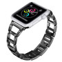 Металевий ремінець Lady band New2 для годинника Apple Watch black