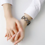 Металлический ремешок Lady band Rings Brilliant для часов Apple Watch black
