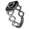 Металлический ремешок Lady band Rings Brilliant для часов Apple Watch black