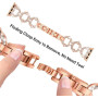 Металлический ремешок Lady band Rings Brilliant для часов Apple Watch gold