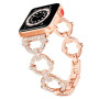 Металлический ремешок Lady band Rings Brilliant для часов Apple Watch gold