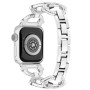 Металлический ремешок Lady band Rings Brilliant для часов Apple Watch silver