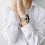 Металлический ремешок Lady band Rings Brilliant для часов Apple Watch silver