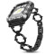 Металевий ремінець Lady band Rings для годинника Apple Watch black