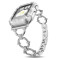 Металевий ремінець Lady band Rings для годинника Apple Watch silver