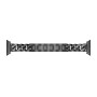 Металлический ремешок Lady band для часов Apple Watch black