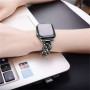 Металлический ремешок Lady band для часов Apple Watch black