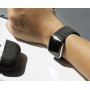 Кожаный ремешок Leather Link Felt для часов Apple Watch black