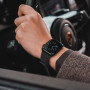 Кожаный ремешок Leather Link Felt для часов Apple Watch black