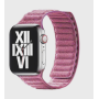Кожаный ремешок Leather Link Felt для часов Apple Watch pink