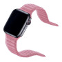 Кожаный ремешок Leather Link Felt для часов Apple Watch pink