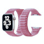 Кожаный ремешок Leather Link Felt для часов Apple Watch pink