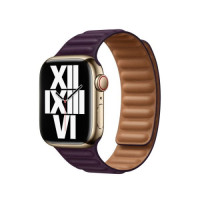 Шкіряний ремінець Leather Link для годинника Apple Watch dark cherry