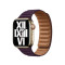 Кожаный ремешок Leather Link для часов Apple Watch dark cherry