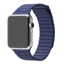 Кожанный ремешок Leather Loop для часов Apple Watch midnight blue