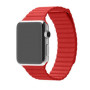 Кожанный ремешок Leather Loop для часов Apple Watch red
