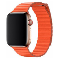 Шкіряний ремінець Leather Loop для годинника Apple Watch sunset