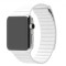 Кожанный ремешок Leather Loop для часов Apple Watch white