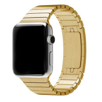 Металевий ремінець Link Bracelet для годинника Apple Watch gold