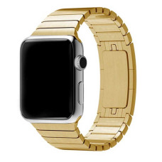 Металлический ремешок Link Bracelet для часов Apple Watch gold