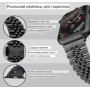 Металлический ремешок Metal New 5-bead для часов Apple Watch black