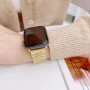 Металлический ремешок Metal New 5-bead для часов Apple Watch gold